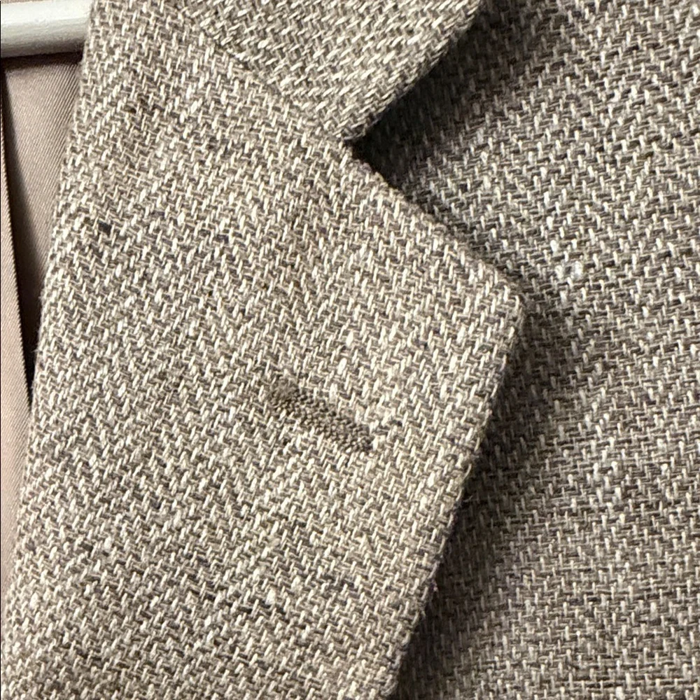 Stafford Light Brown Blazer 100% silk